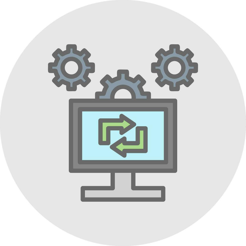 Software Configuration Vector Icon Design