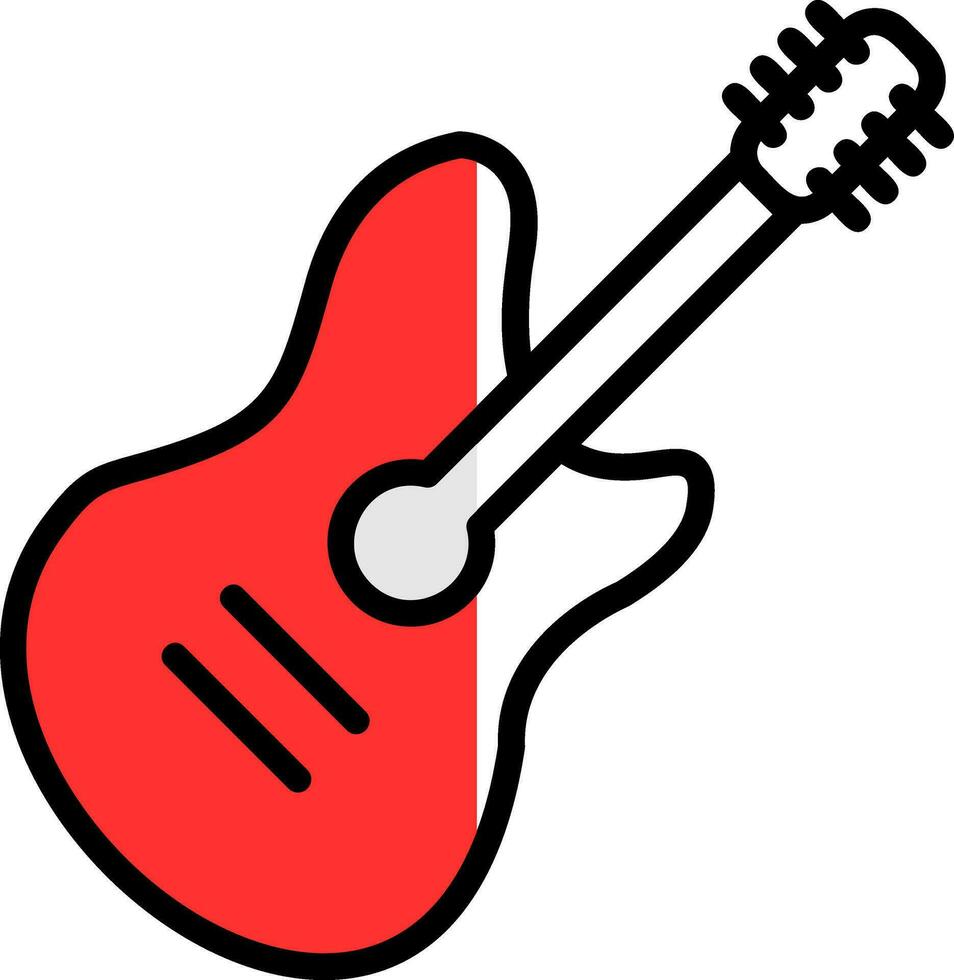Guitar Vector Icon Design