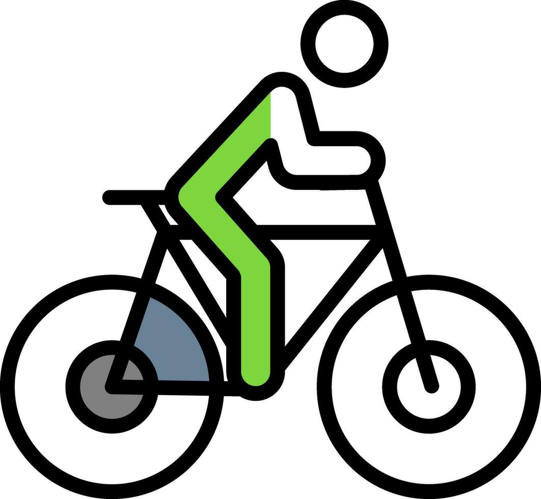 Cycling Vector Icon Design