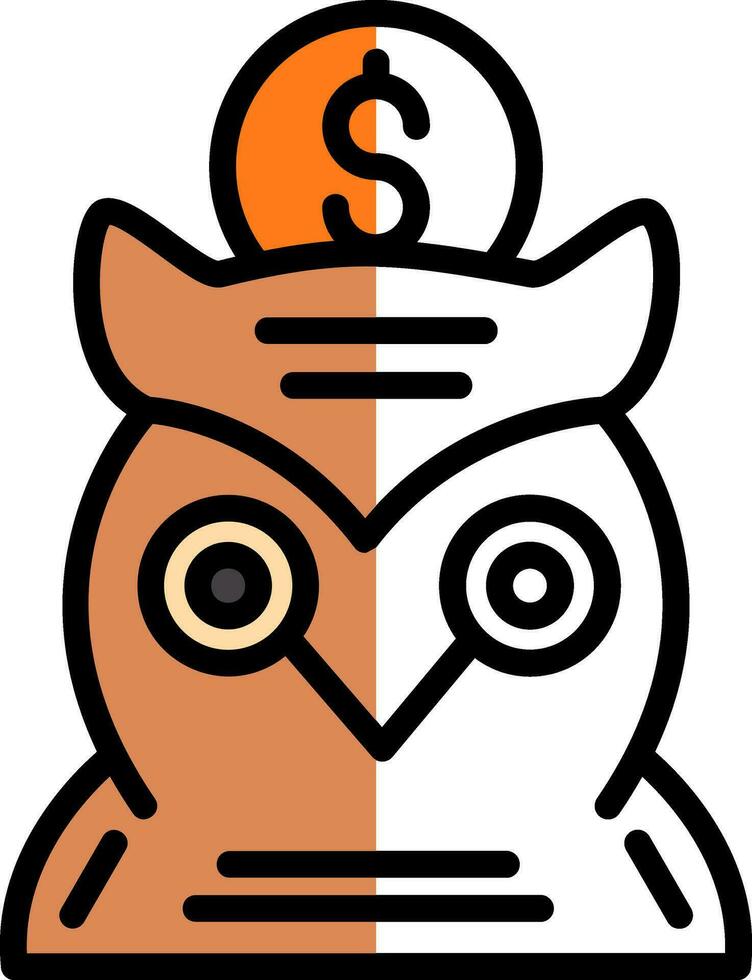 Owl Vector Icon Design