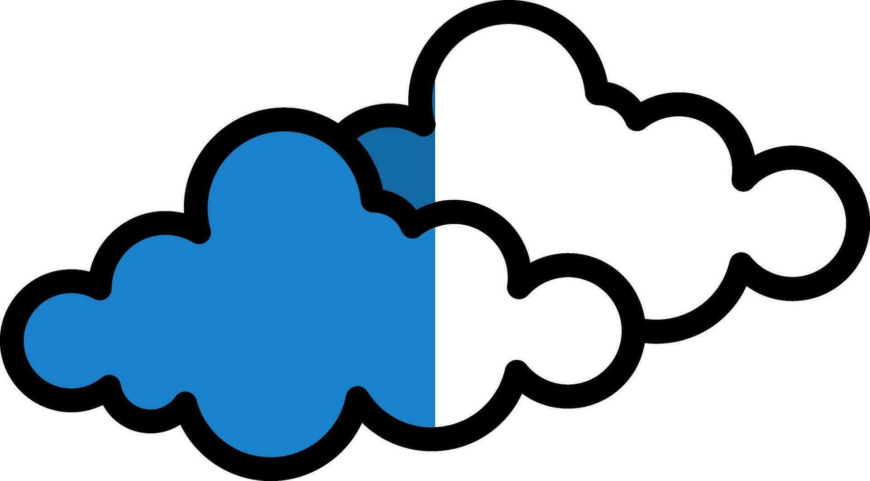 diseño de icono de vector de nube