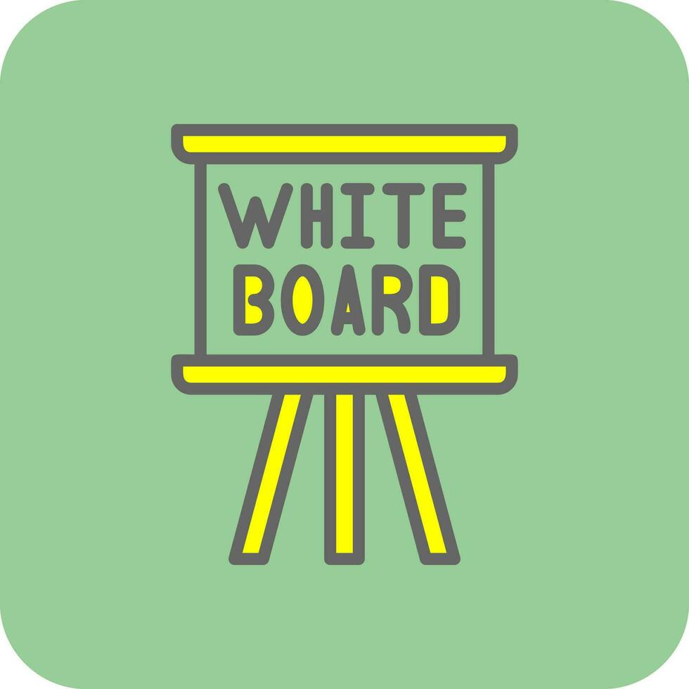 Whiteboard Vector Icon Design