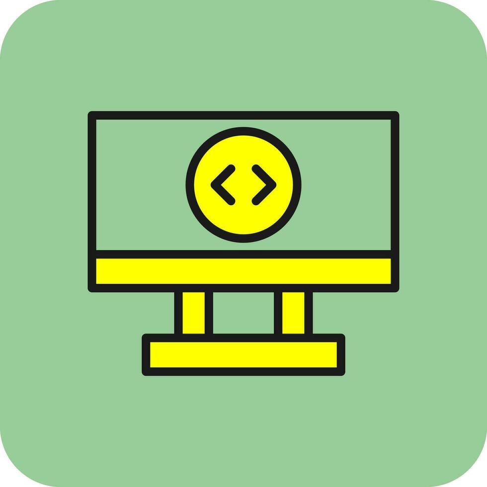 Remote Desktop Vector Icon Design