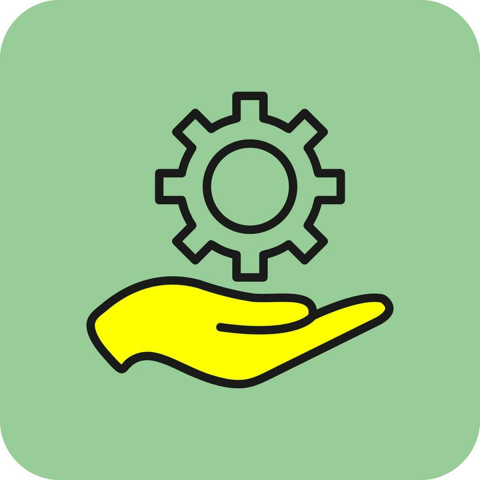 Technical Assistance Vector Icon Design