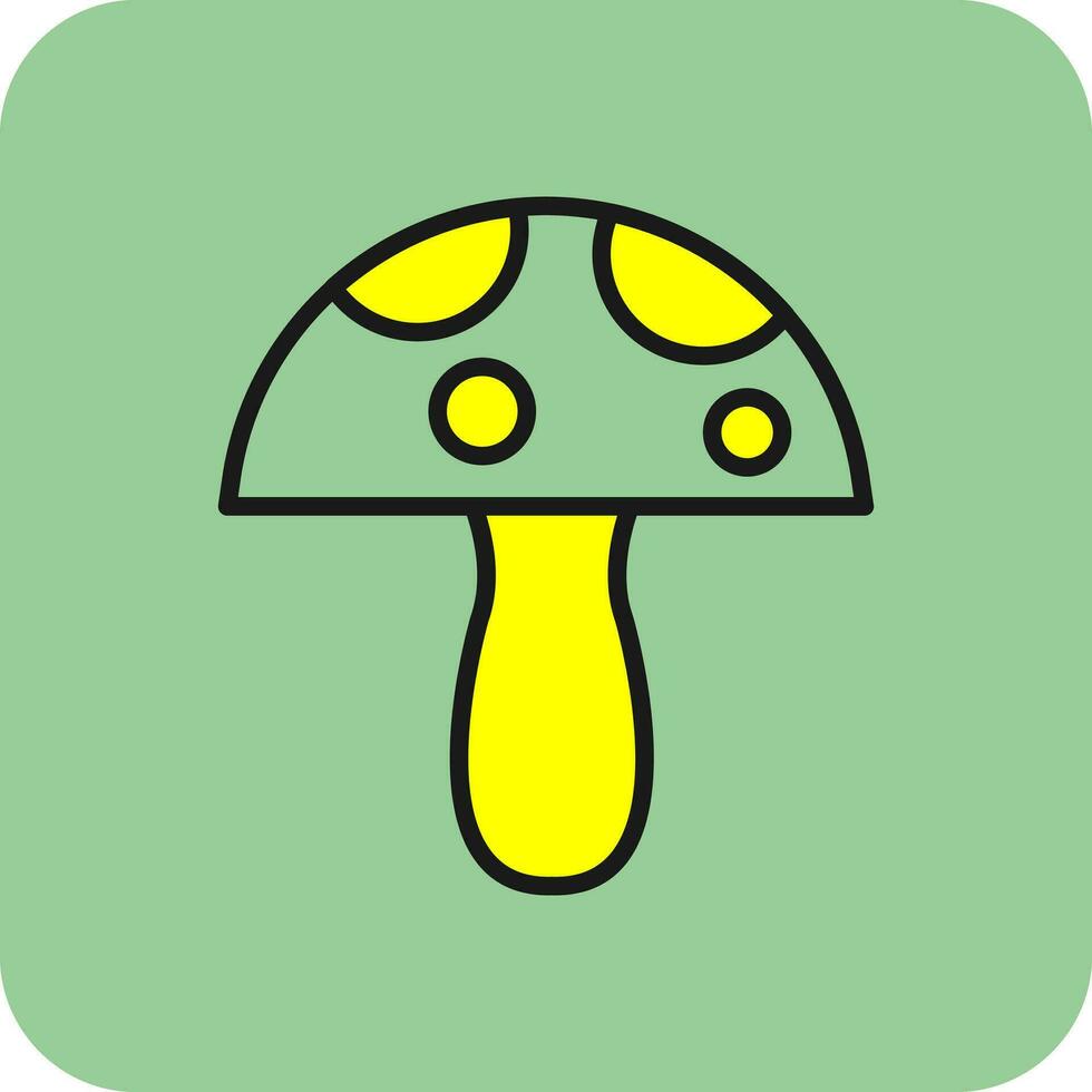 Toadstool Vector Icon Design