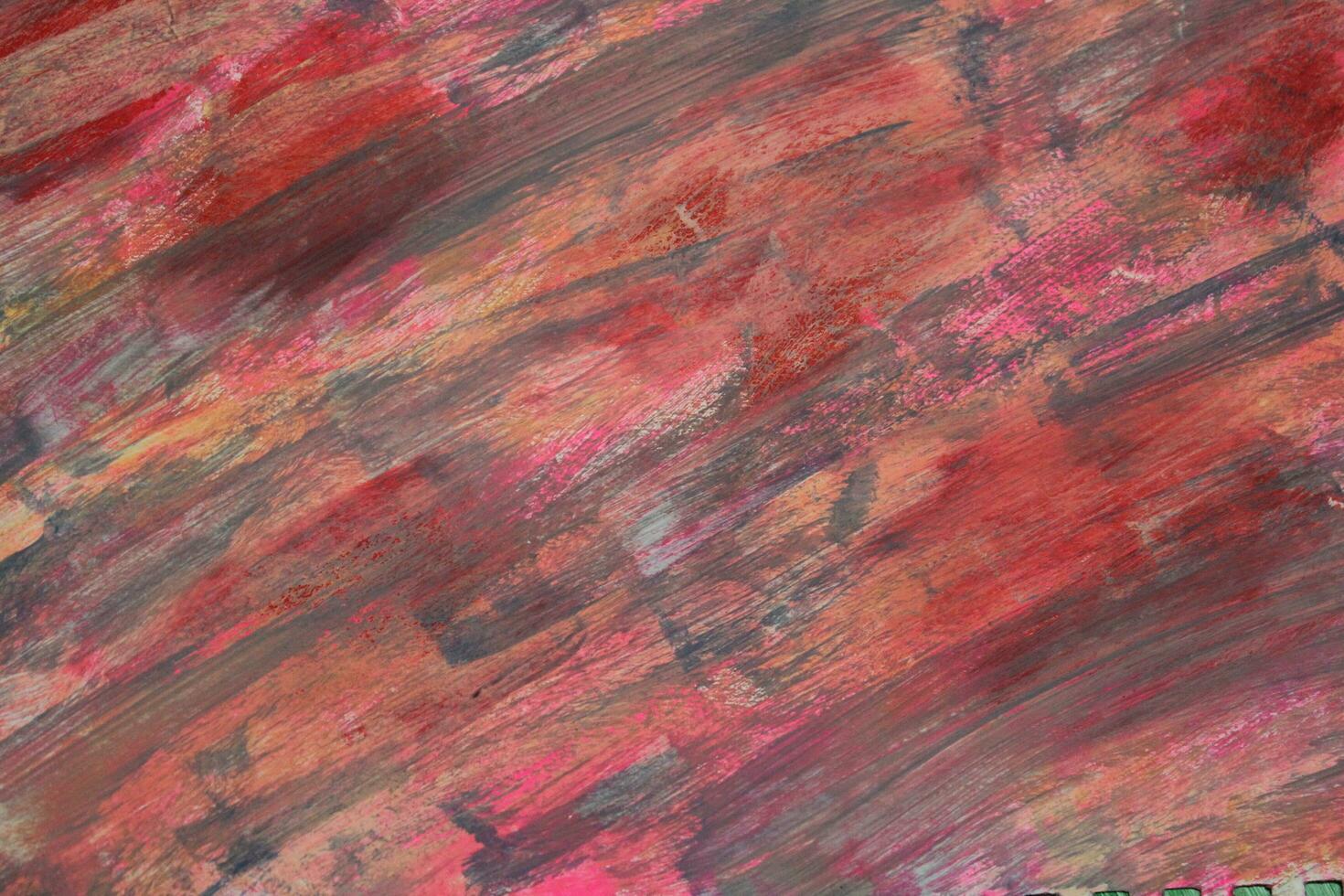 Multicolor paint brush pattern surface, Grungy paint surface backdrop, Colorful paint brush pattern background photo