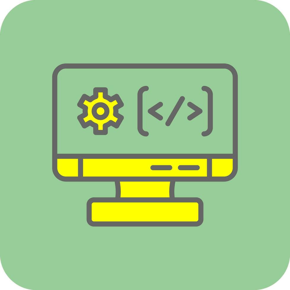 Web Development Vector Icon Design