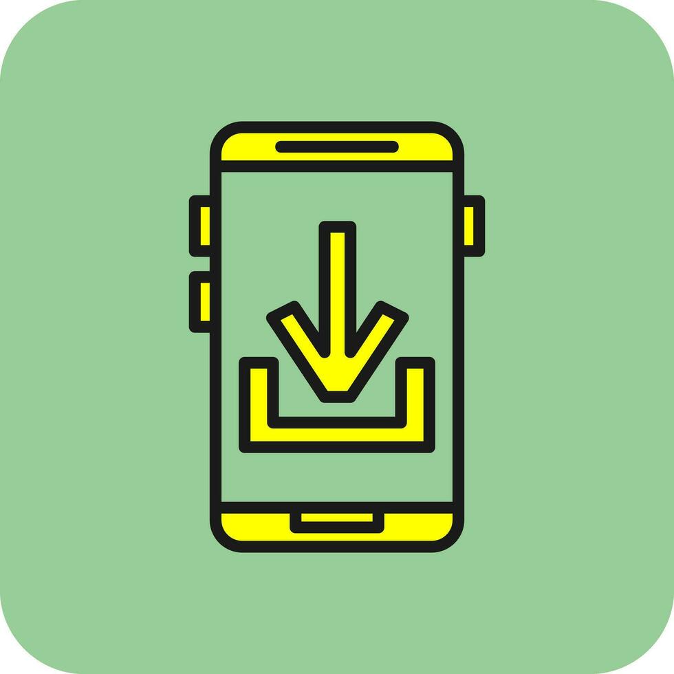 App Installation Vector Icon Design
