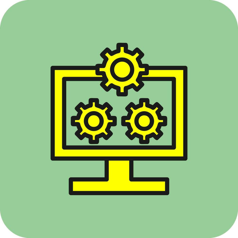 System Configuration Vector Icon Design