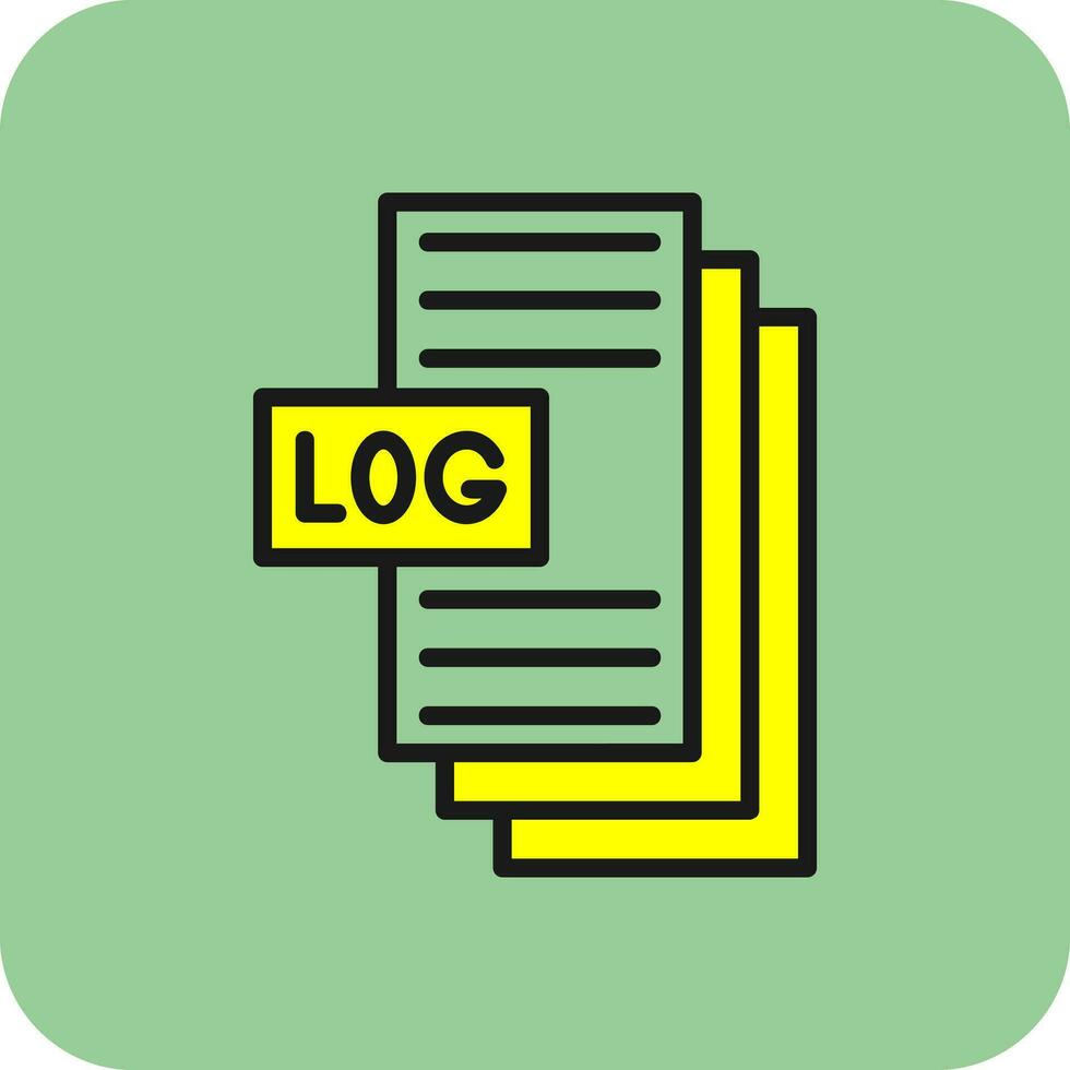 System Logs Vector Icon Design