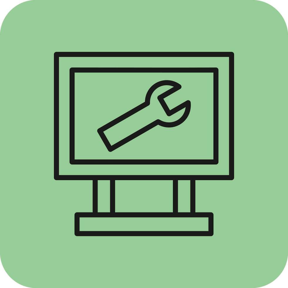 IT Helpdesk Vector Icon Design