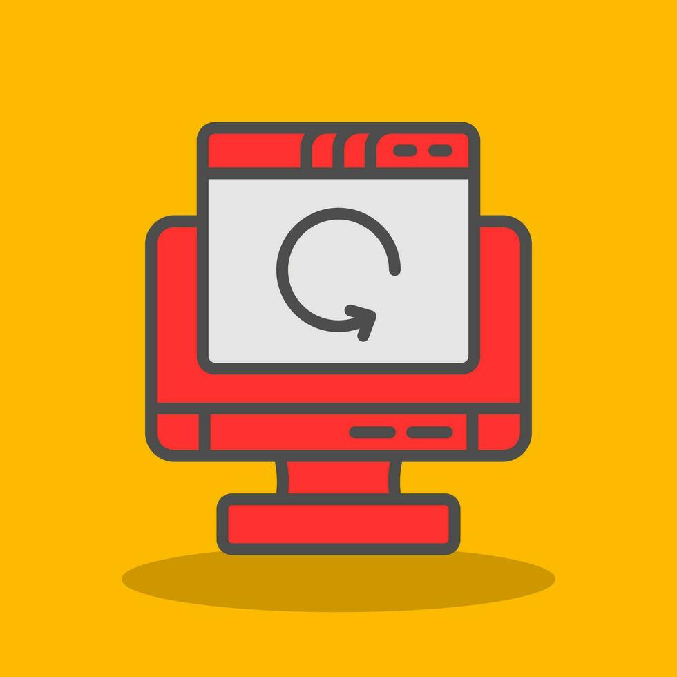 Landing Page Vector Icon Design