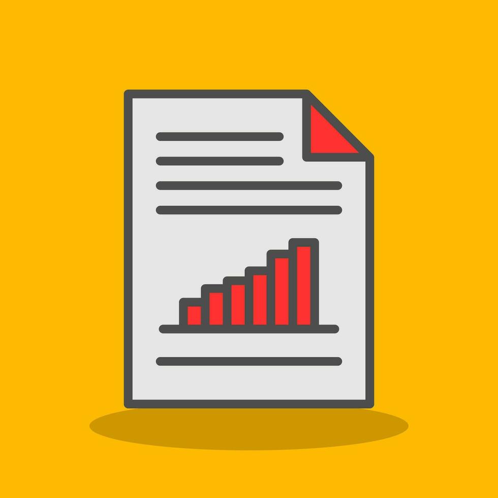 Bar Chart Vector Icon Design
