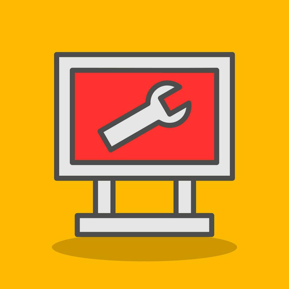 IT Helpdesk Vector Icon Design