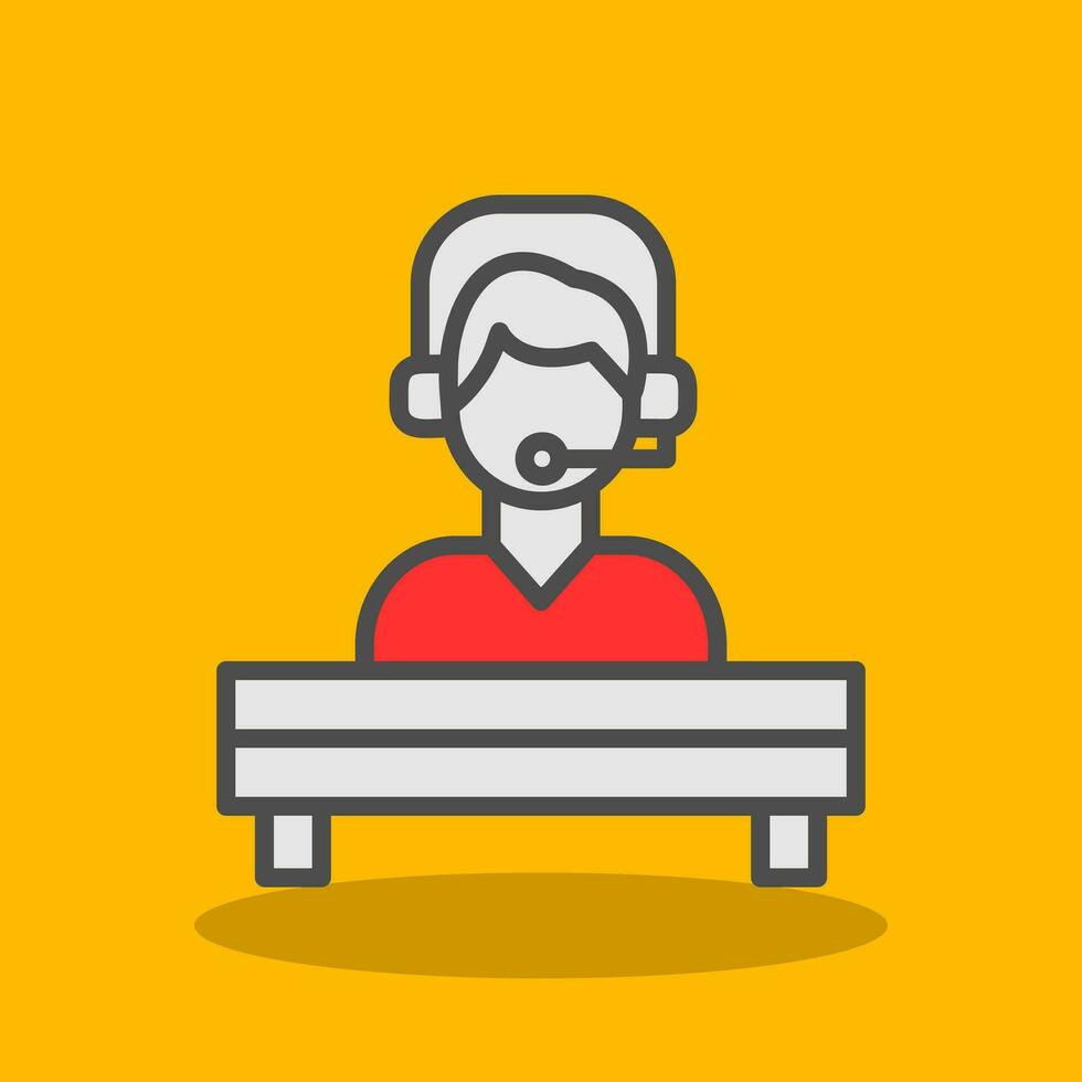 Help Desk Vector Icon Design