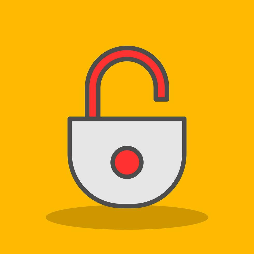 Unlock Vector Icon Design