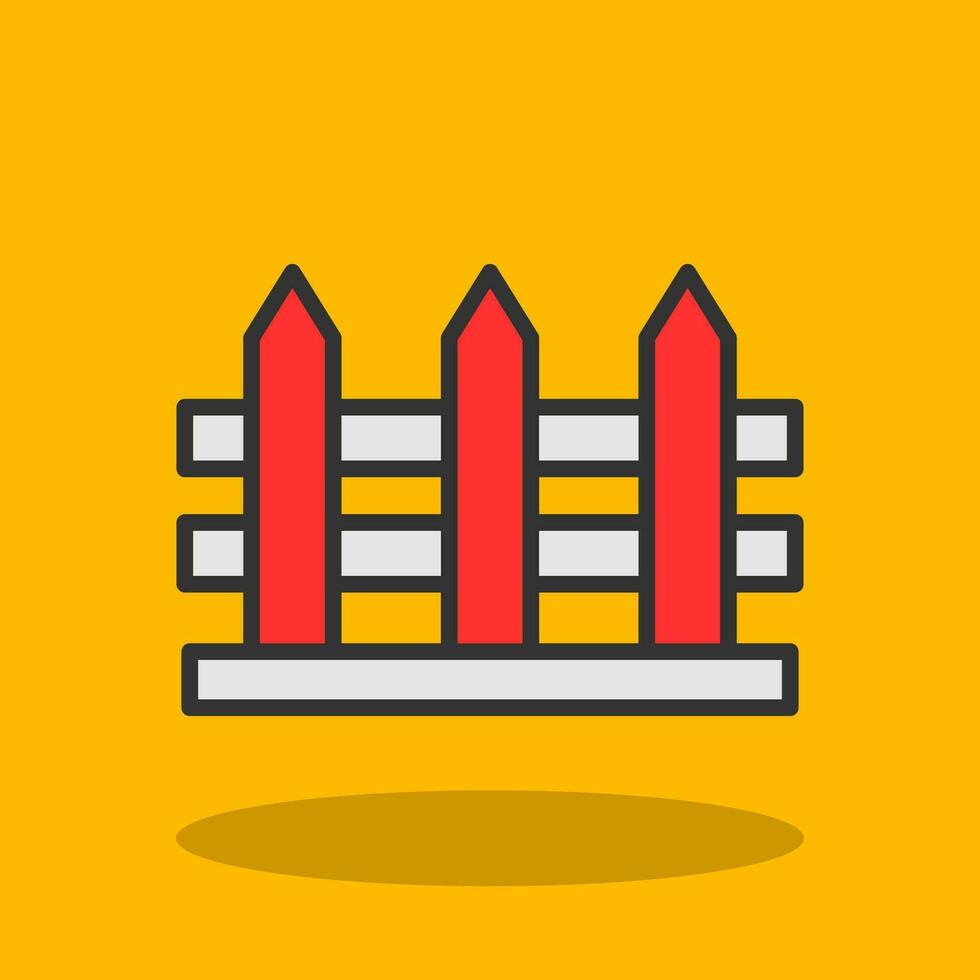 Fence Vector Icon Design