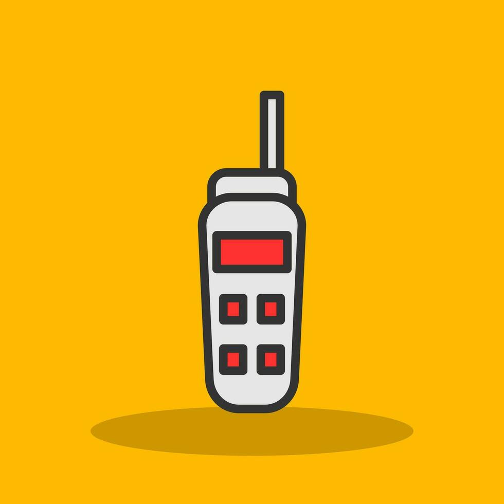 Walkie talkie Vector Icon Design
