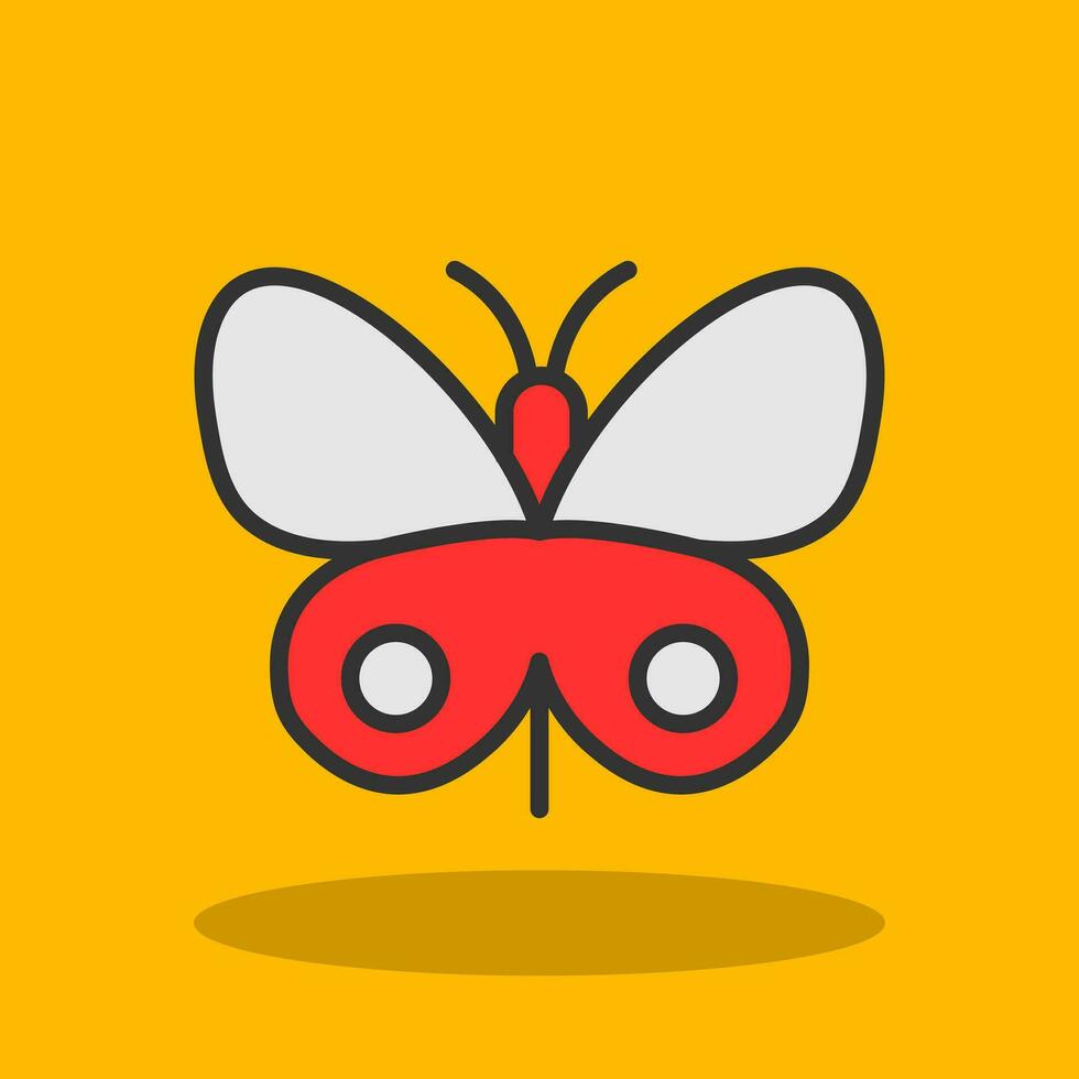 diseño de icono de vector de mariposa