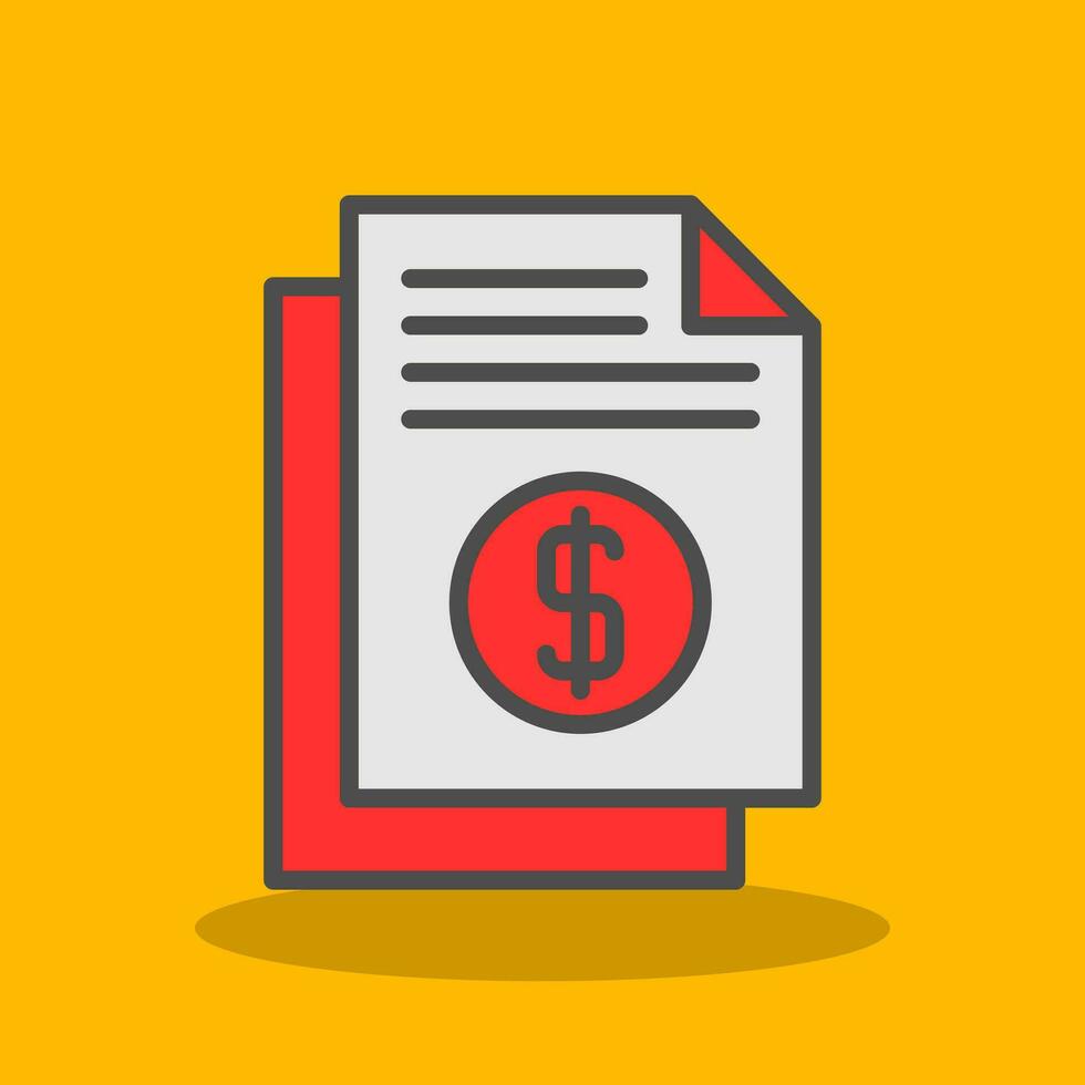 Invoice Vector Icon Design
