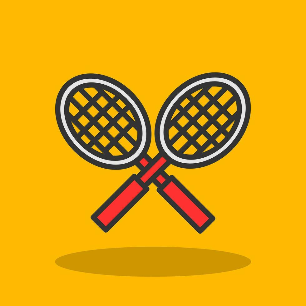 Tennis racket Vector Icon Design