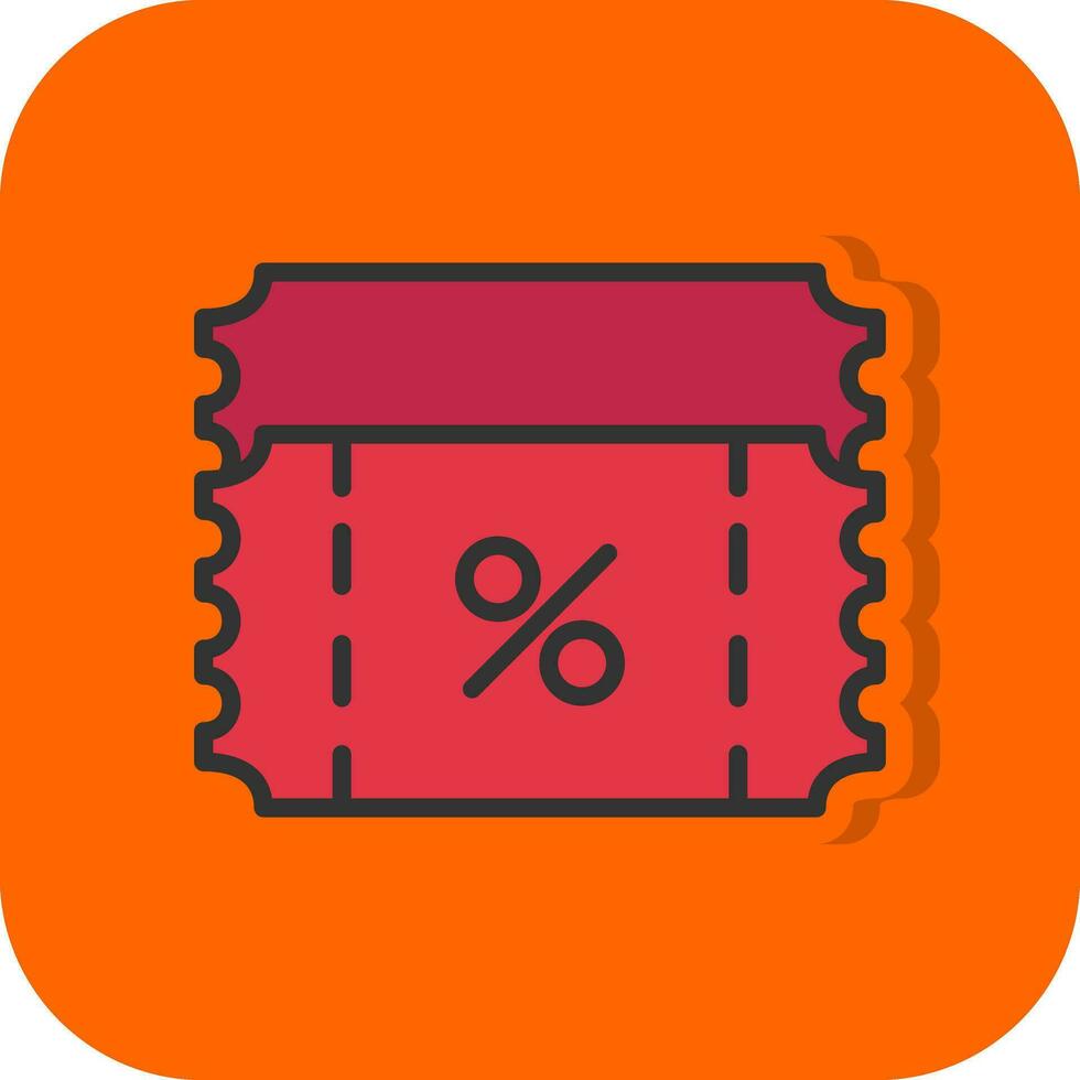 Ticket discount Vector Icon Design