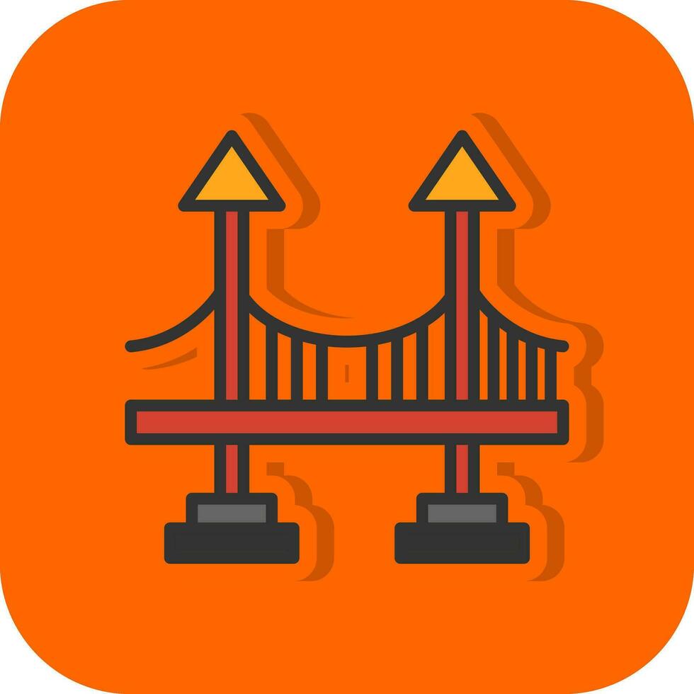 diseño de icono de vector de puente