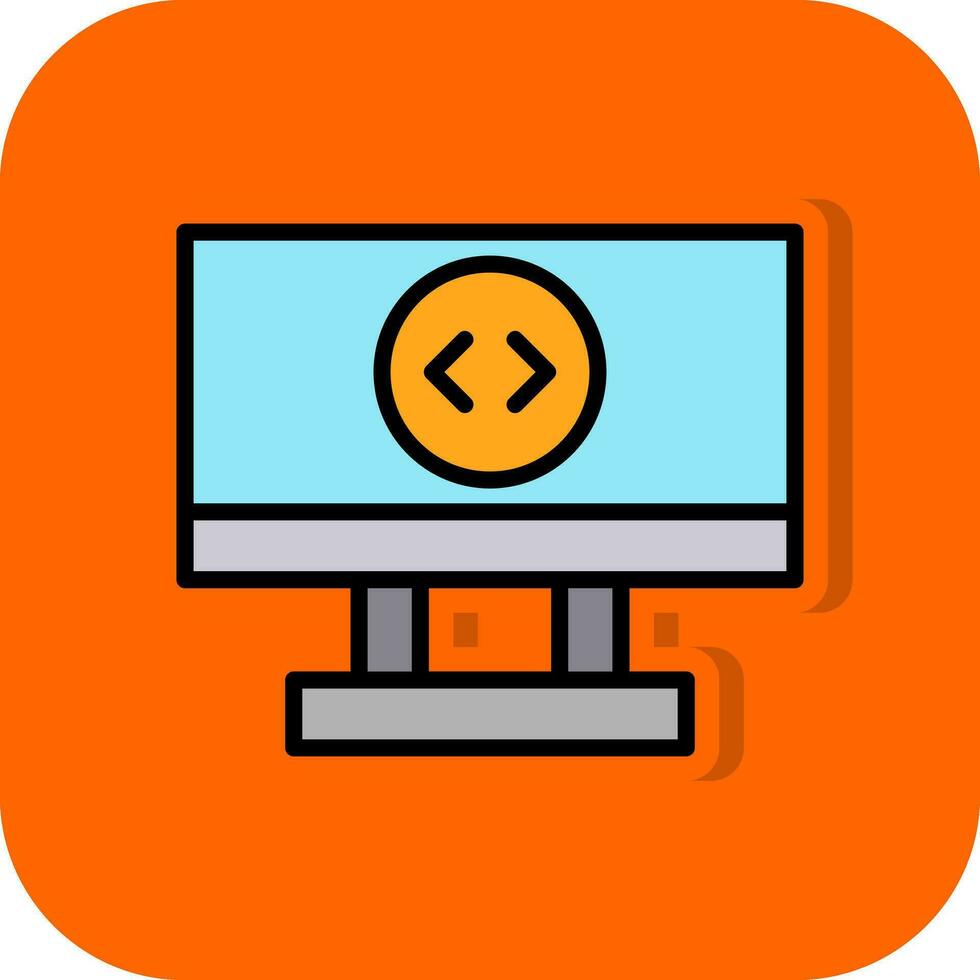 Remote Desktop Vector Icon Design