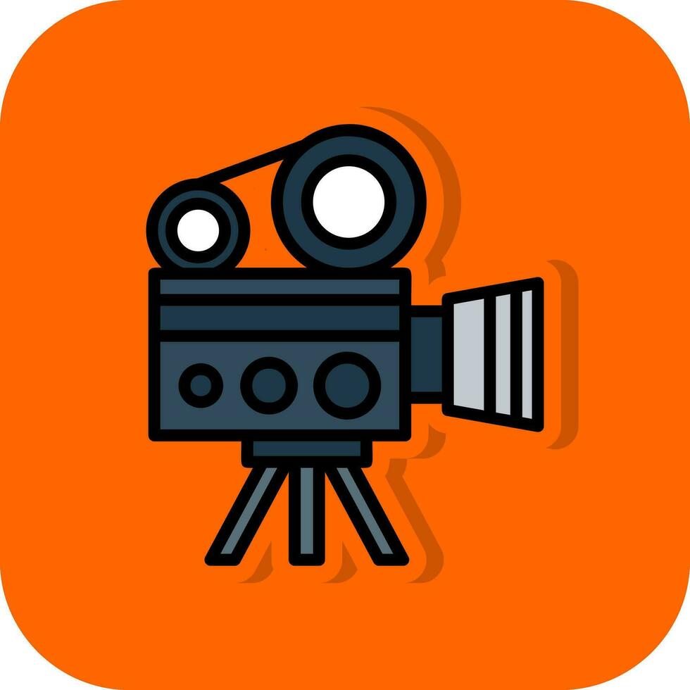 diseño de icono de vector de cámara de video