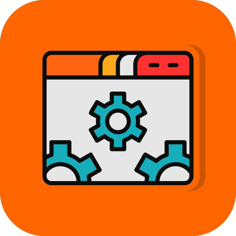 Optimization Analysis Vector Icon Design