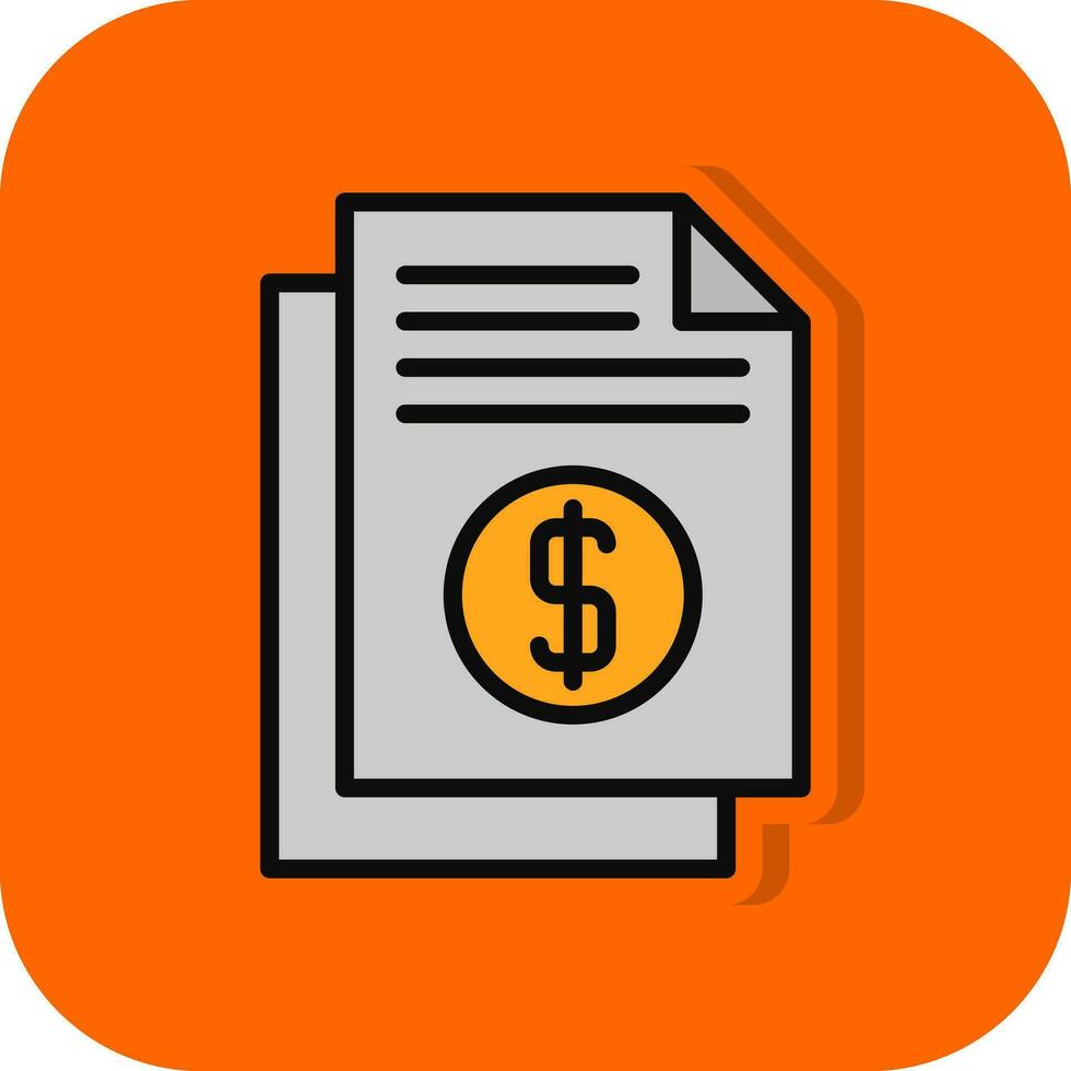 Invoice Vector Icon Design