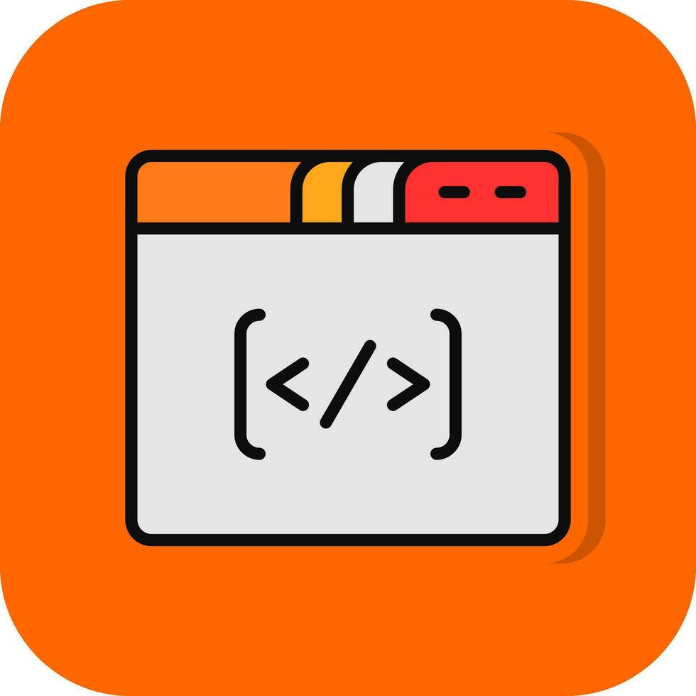 Coding Vector Icon Design