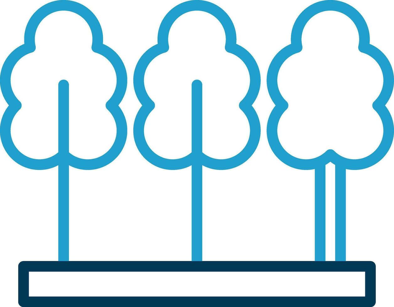 Trees Vector Icon Design