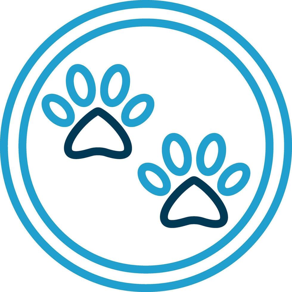 Paw print Vector Icon Design