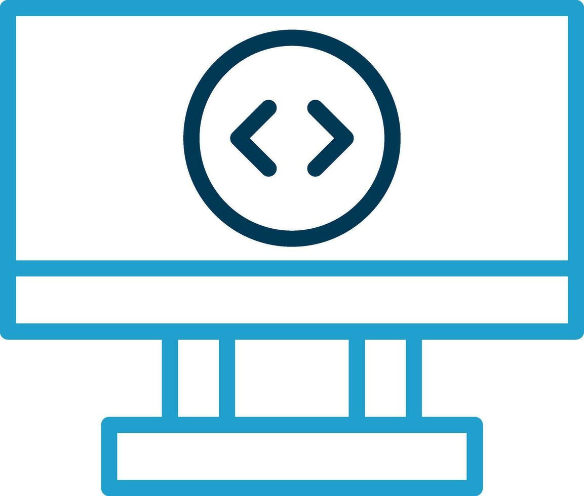 Remote Desktop Vector Icon Design