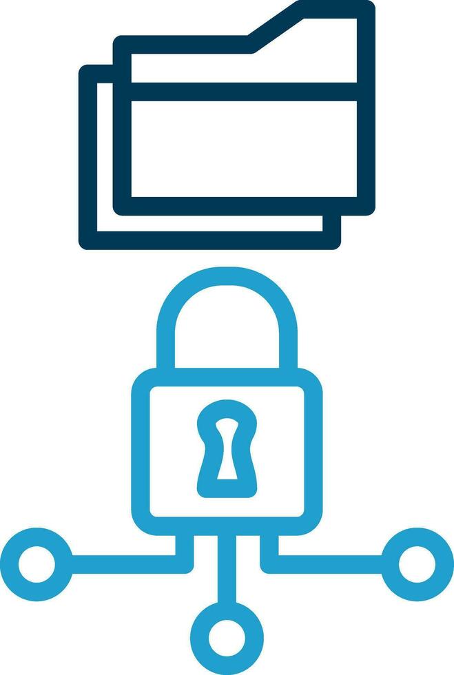 Data Encryption Vector Icon Design