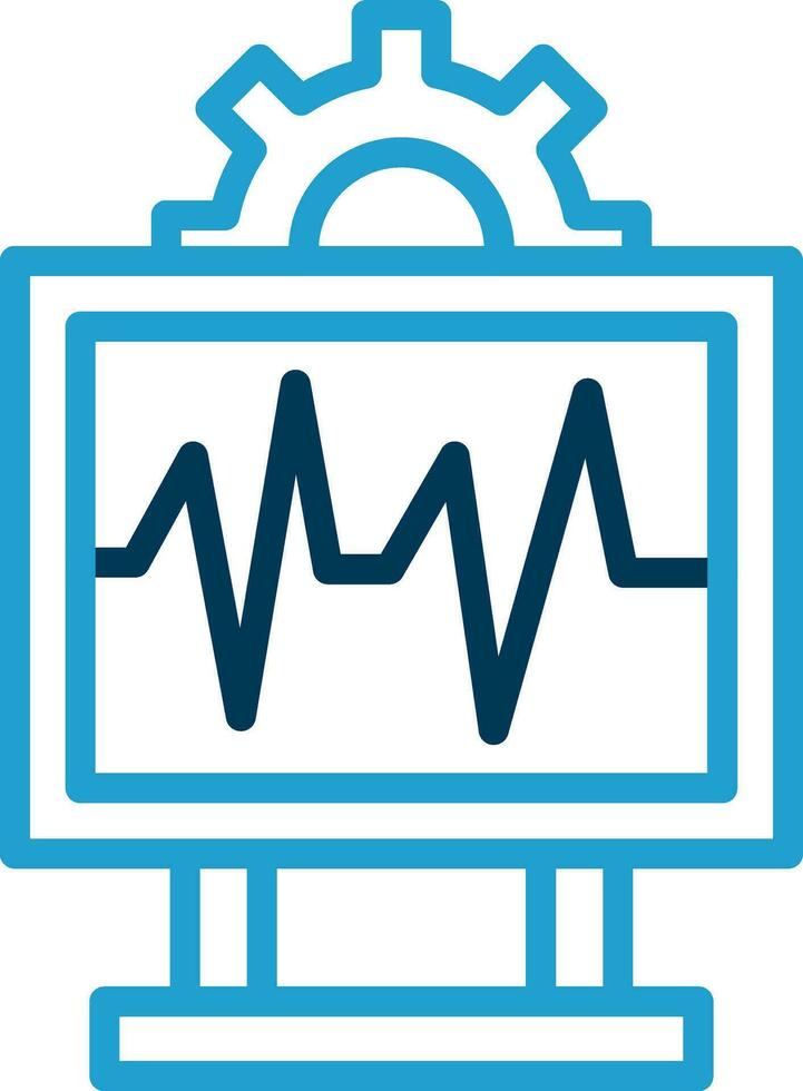 System Monitoring Vector Icon Design