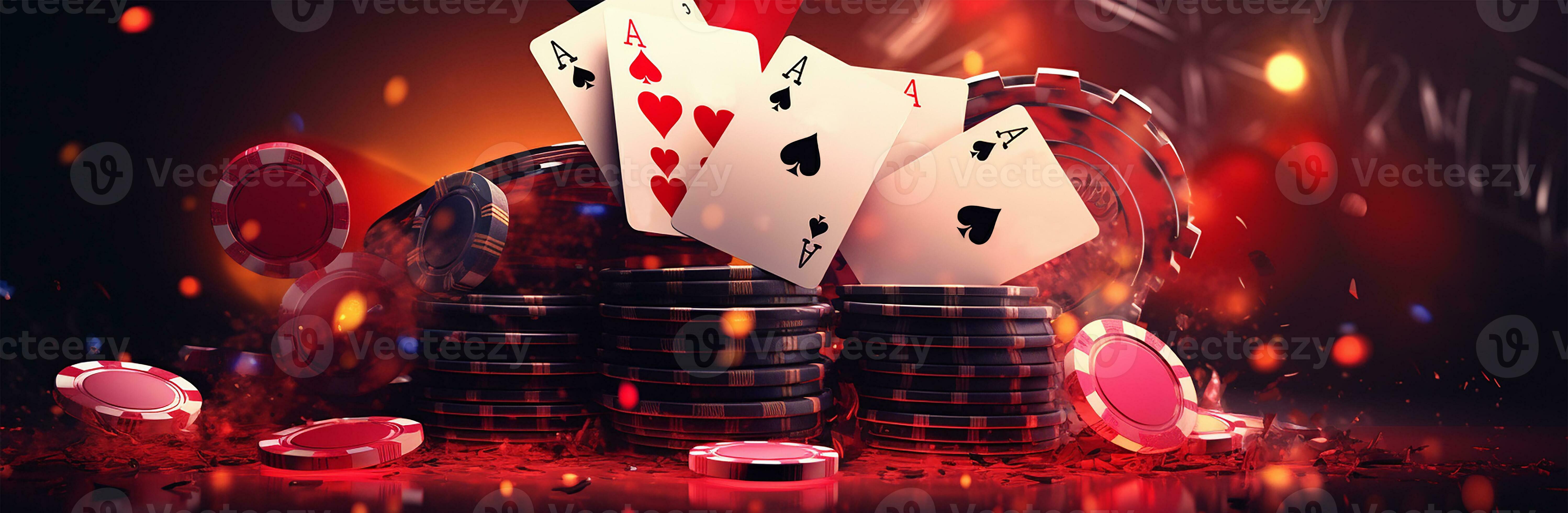 gambling in a casino. roulette, roulette chips, card table. AI generated 30222293 Stock Photo at Vecteezy