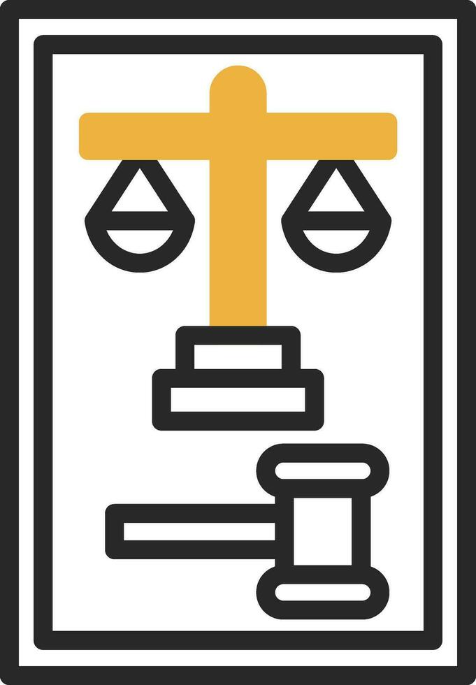 Law Vector Icon Design