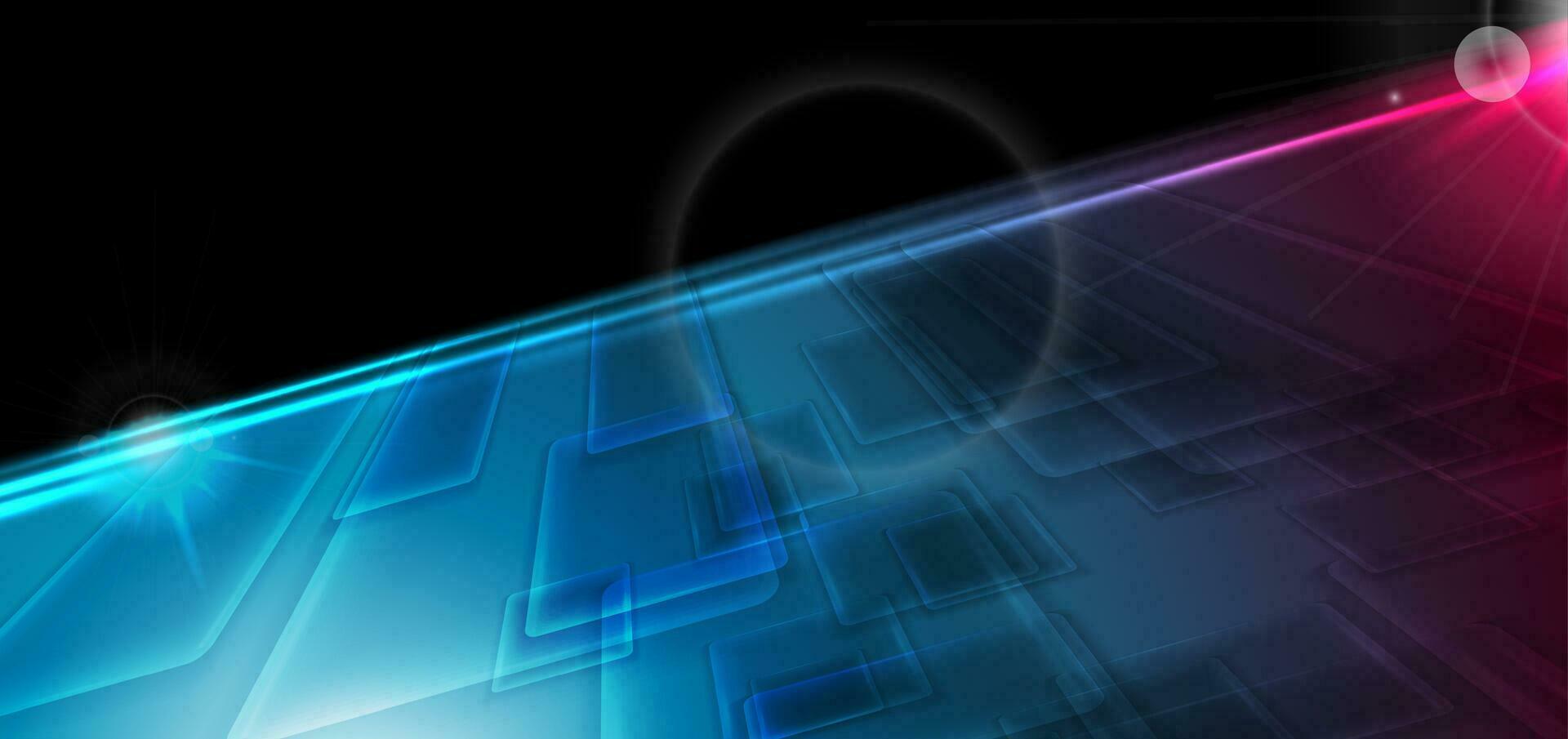Abstract futuristic technology galaxy background vector