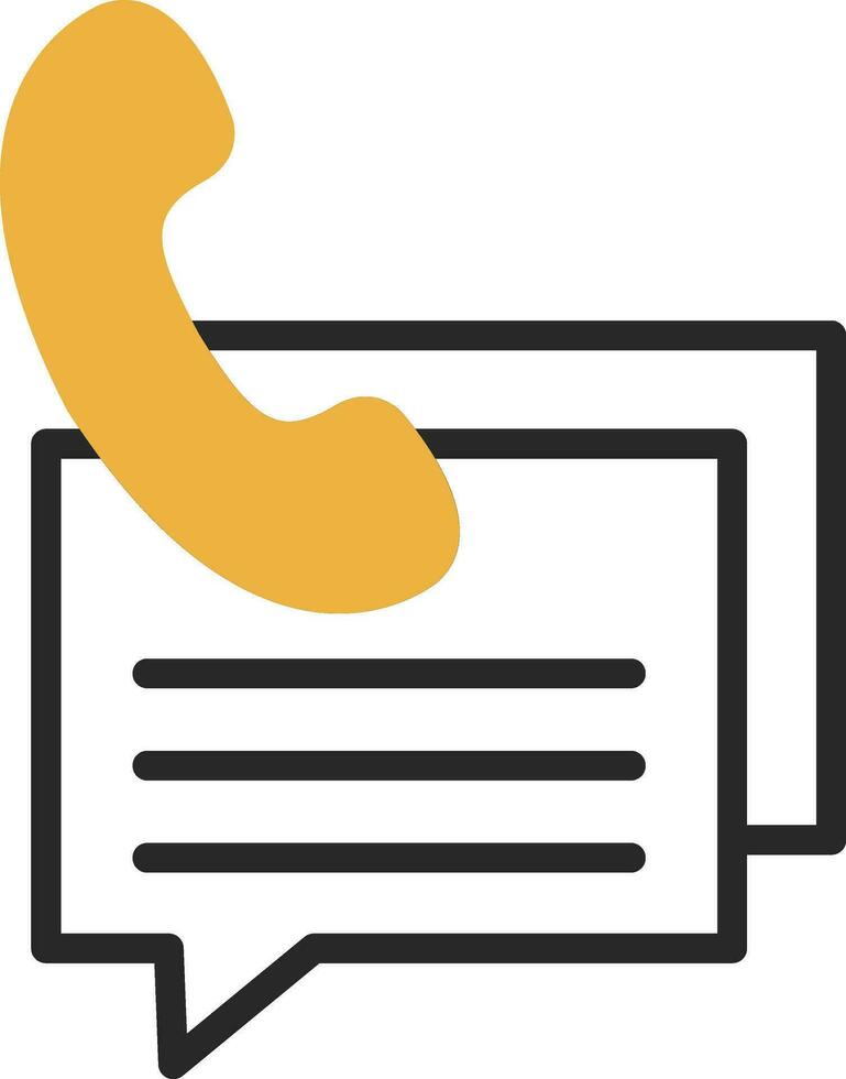 Phone Support Vector Icon Design