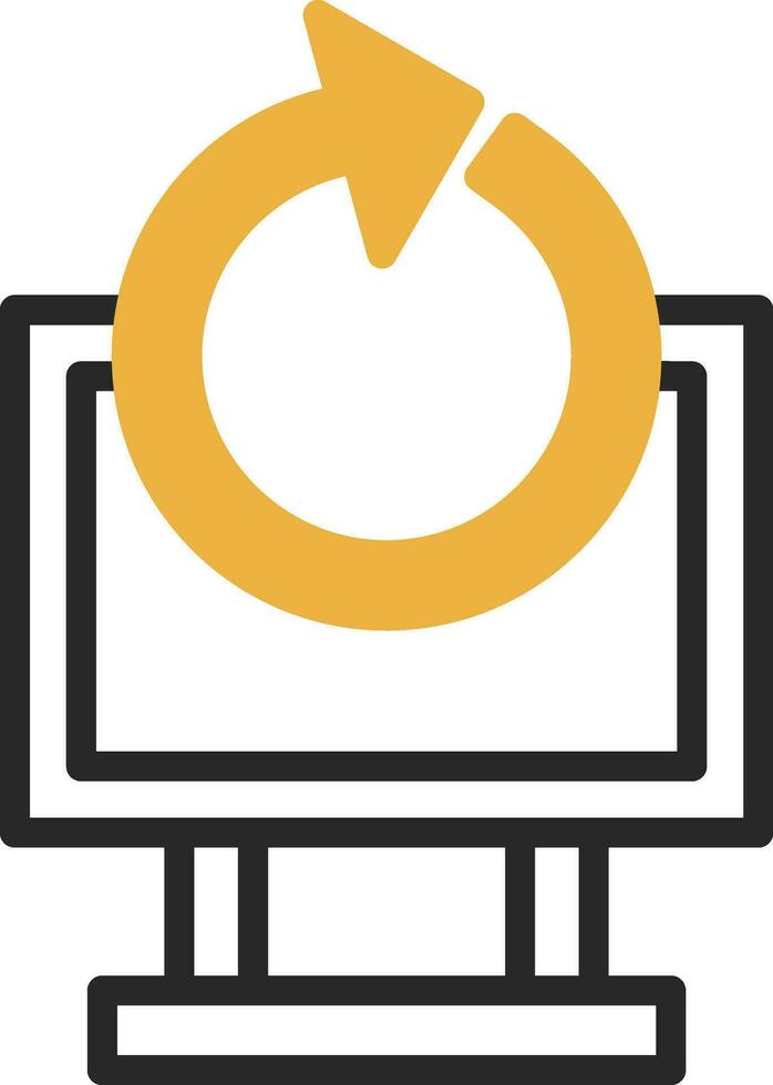 Data Recovery Vector Icon Design