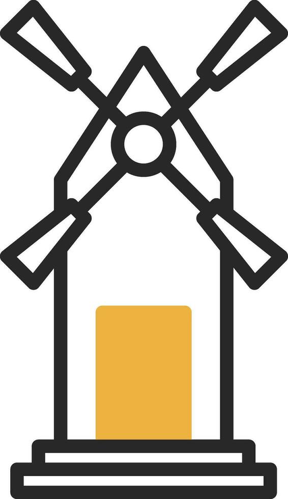 Windmill Vector Icon Design
