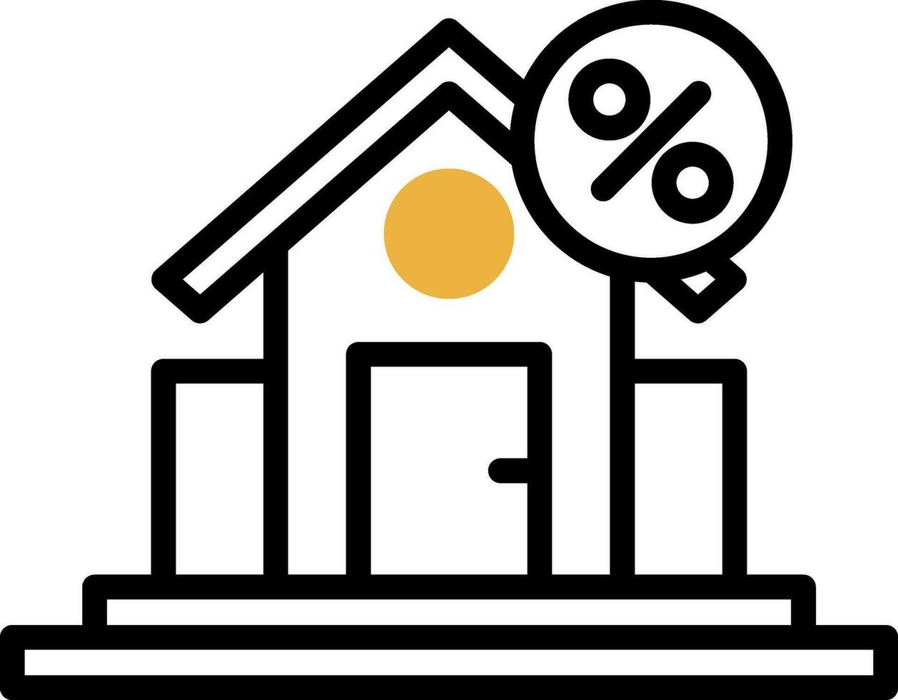House discount Vector Icon Design