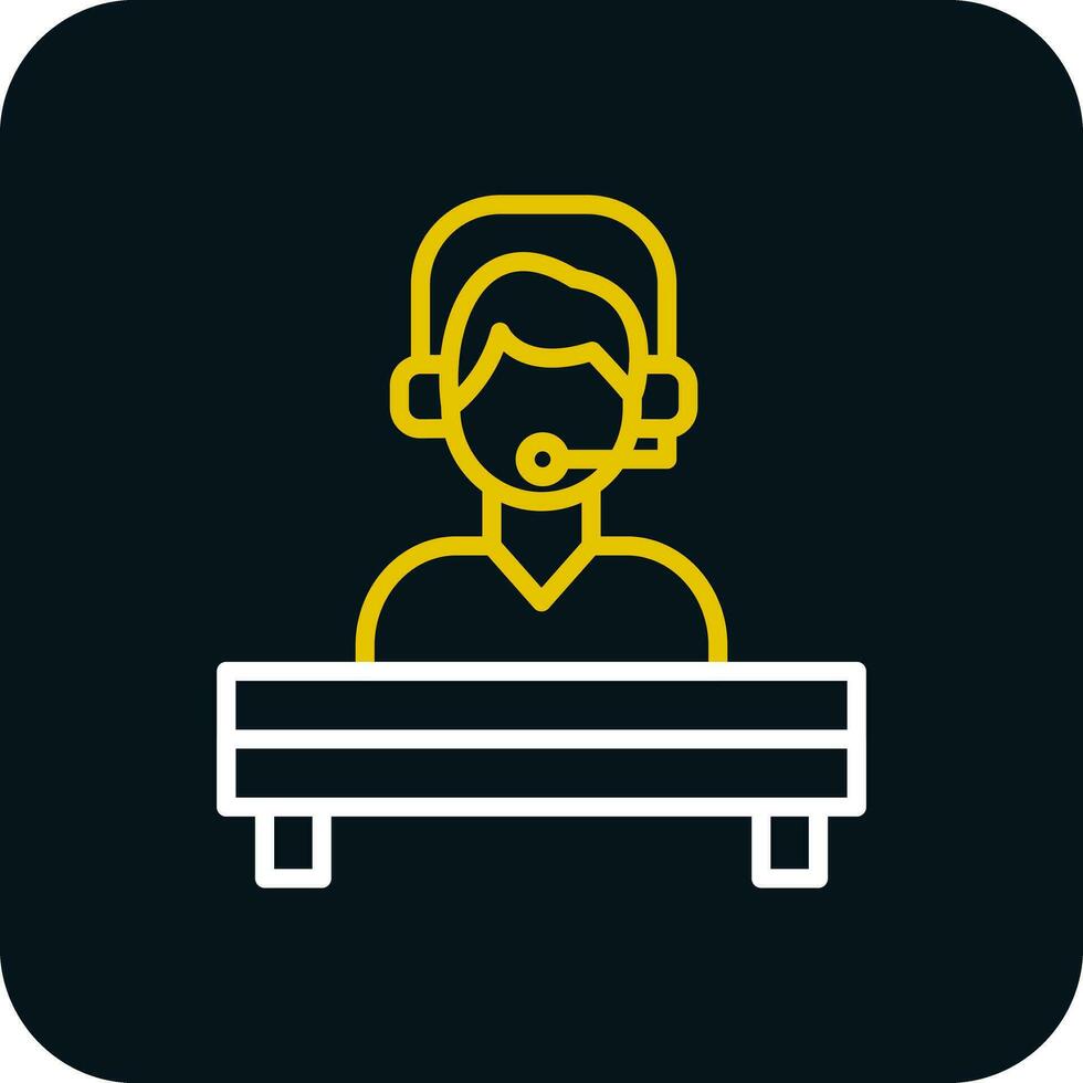 Help Desk Vector Icon Design