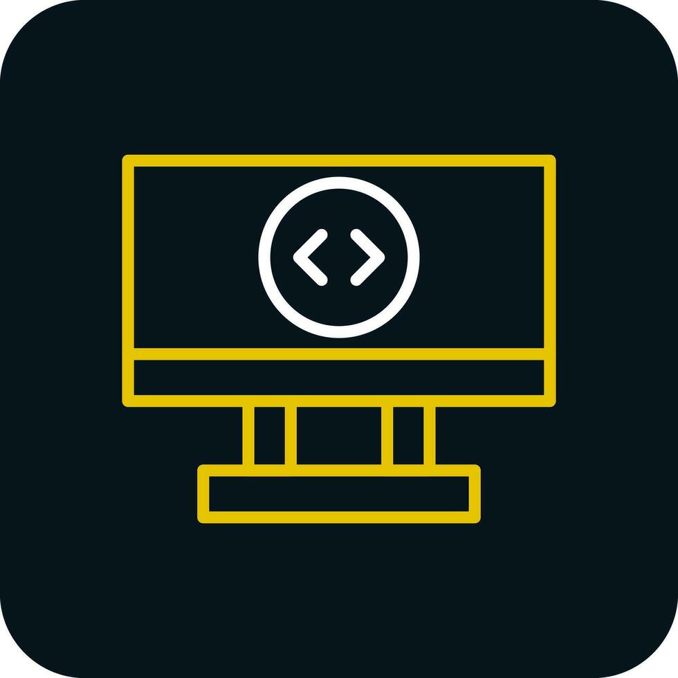 Remote Desktop Vector Icon Design