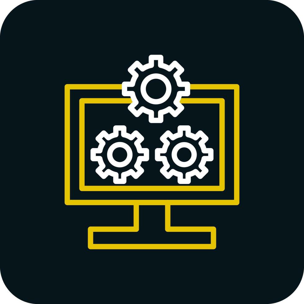 System Configuration Vector Icon Design