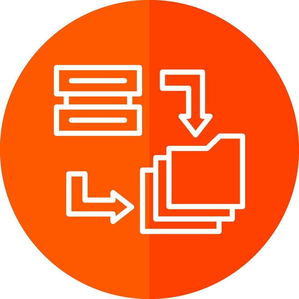 Data Migration Vector Icon Design