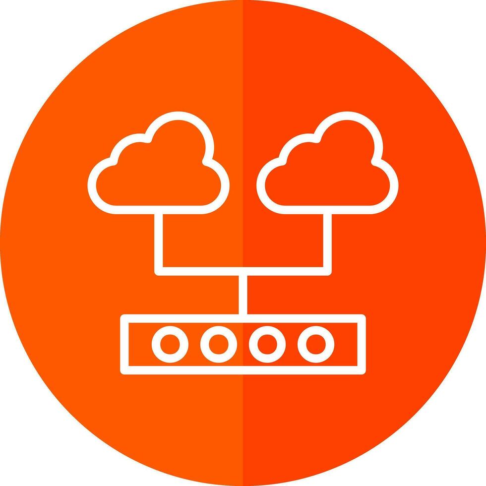 Cloud Support Vector Icon Design