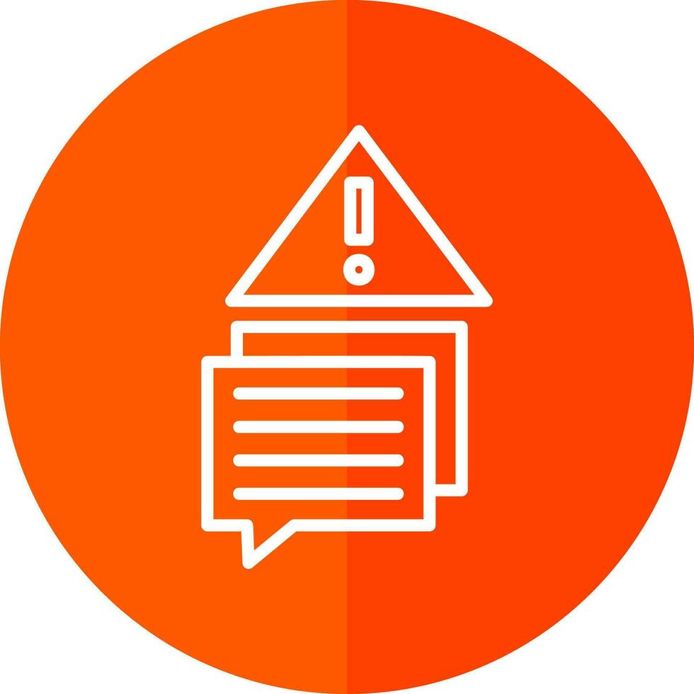 Error Message Vector Icon Design